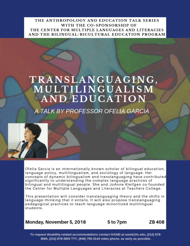 Ofelia García talk--1